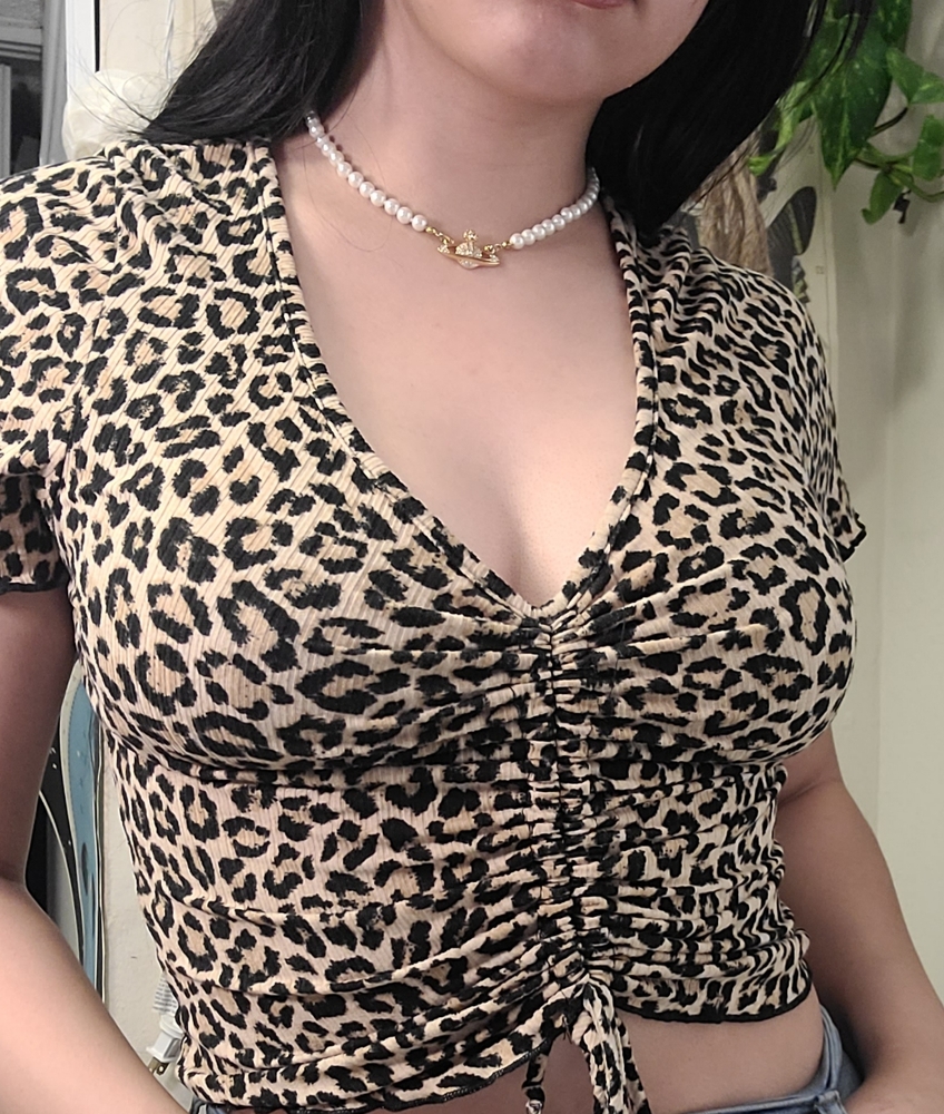 Fashion nova cheetah crop top